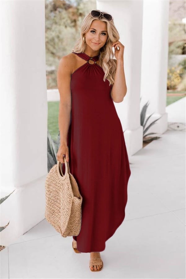 Jezrah - Halter Breeze Dress
