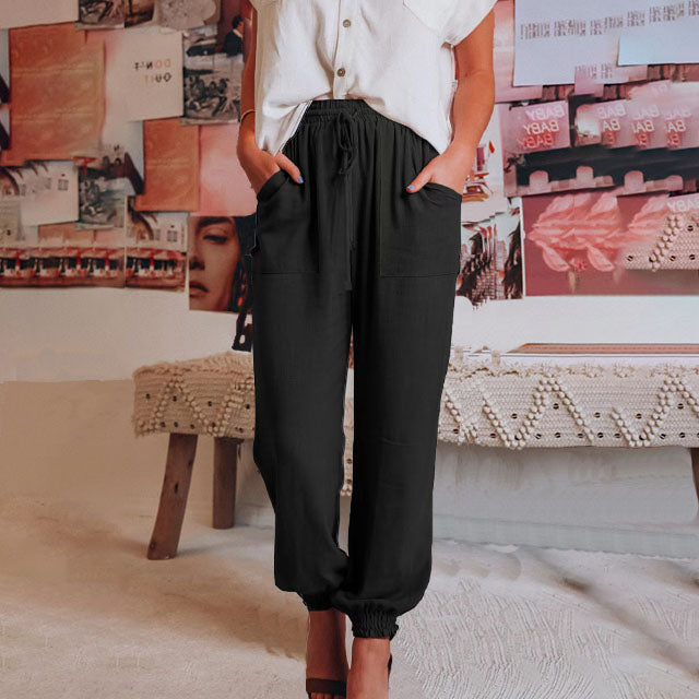 Kaeli – Elegant Drawstring Pants