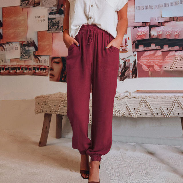 Kaeli – Elegant Drawstring Pants