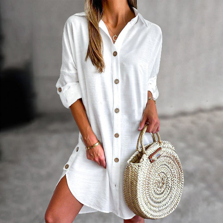 Claribel - Button-Up Shirt Dress