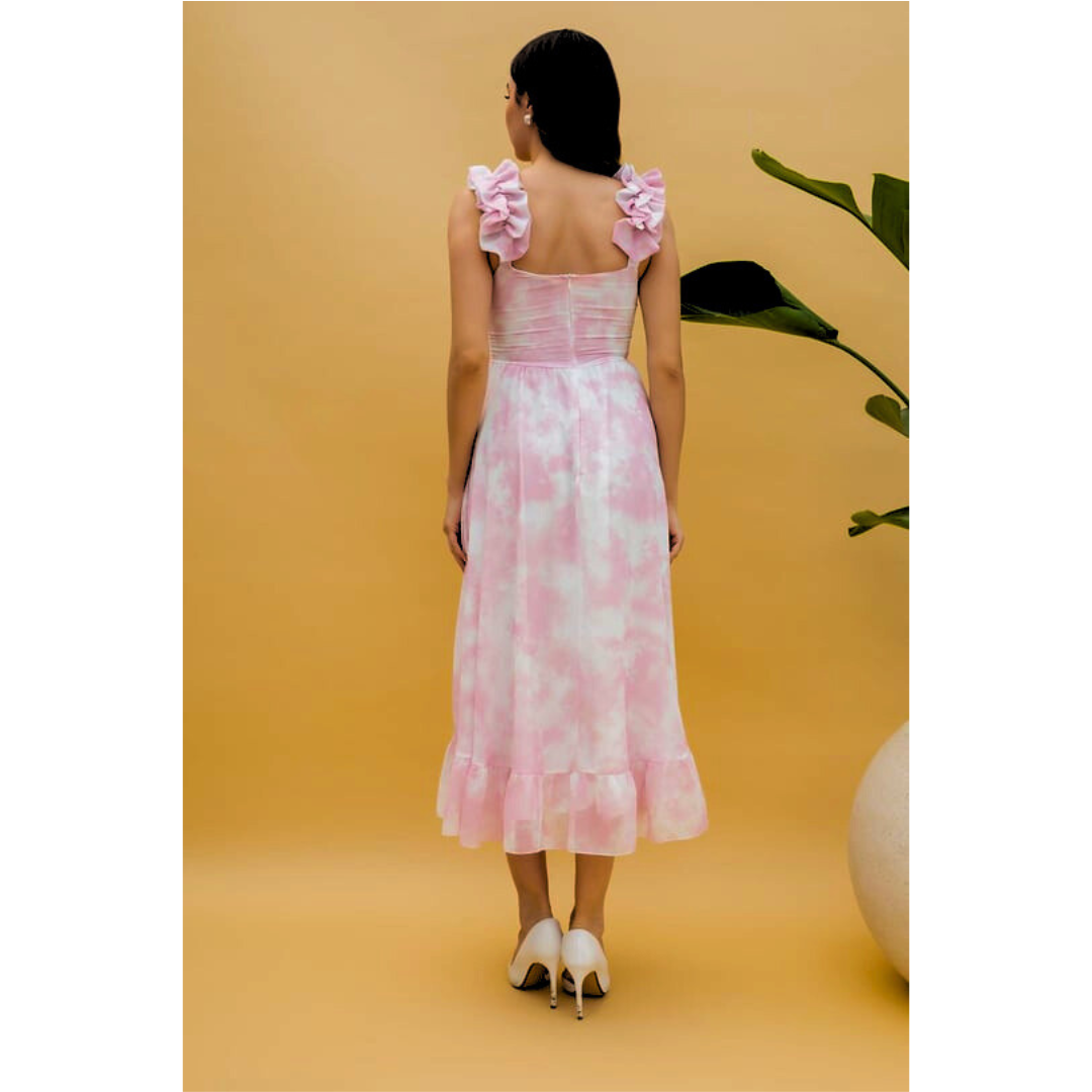 Lovia - Ruffled Midi Dress