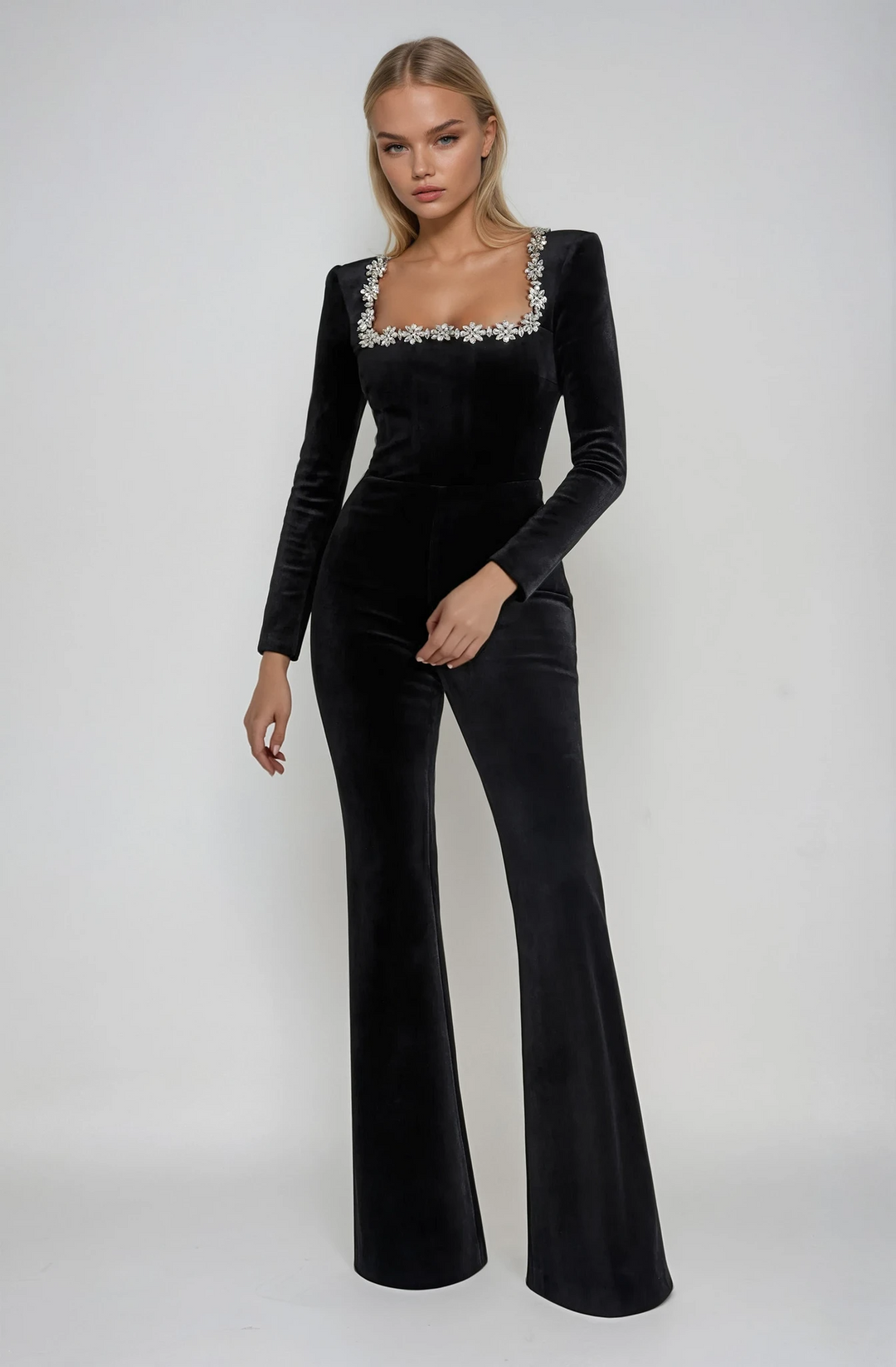Ravelia - Elegant Embellished Jumpsuit