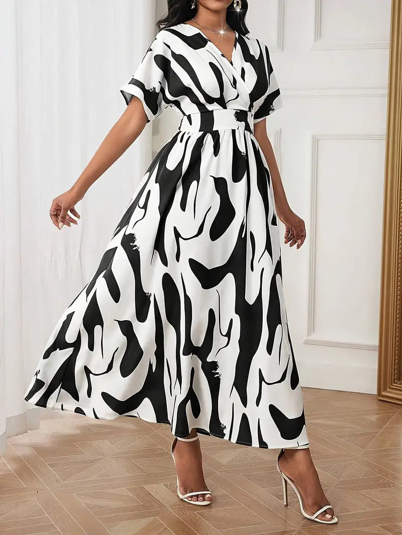 Bixie - Abstract Elegance Dress