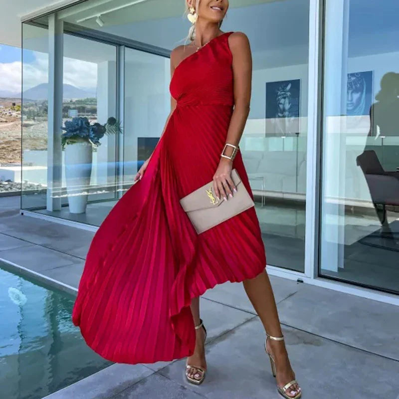 Nirelle - Sculpted Pleats Dress