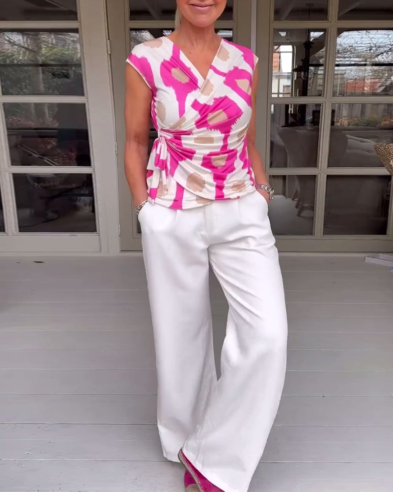 Valencia - Bold Wrap Top