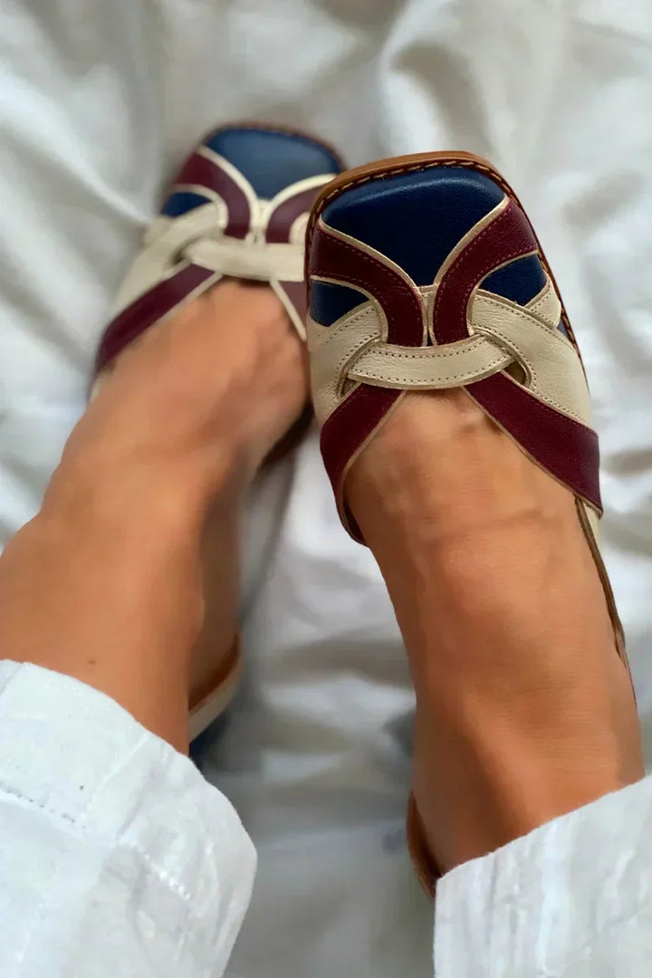 Amelia - Elegant Tricolor Heels