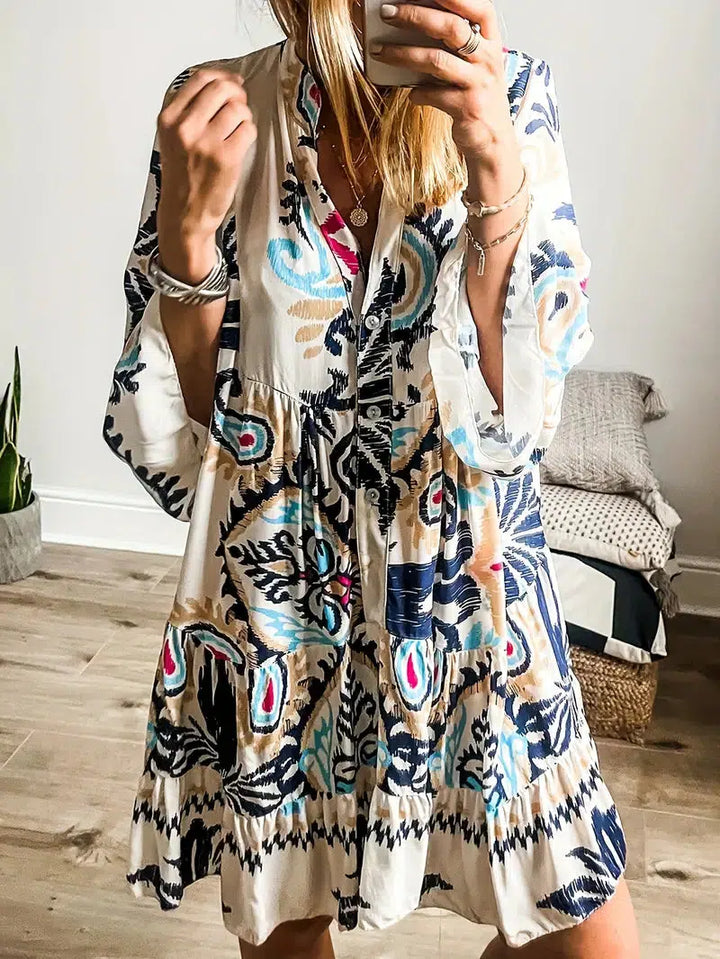 Veronique - Bohemian Tunic Dress