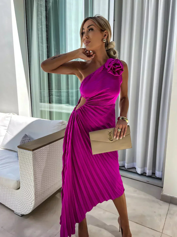 Marivelle - Pleated Glamour Dress