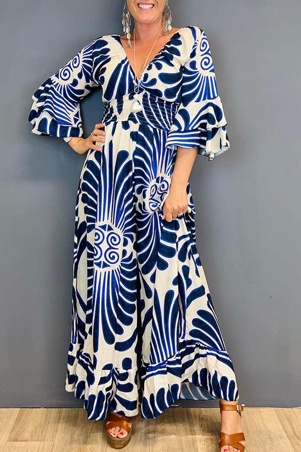 Delara - Classy Printed Jumpsuit